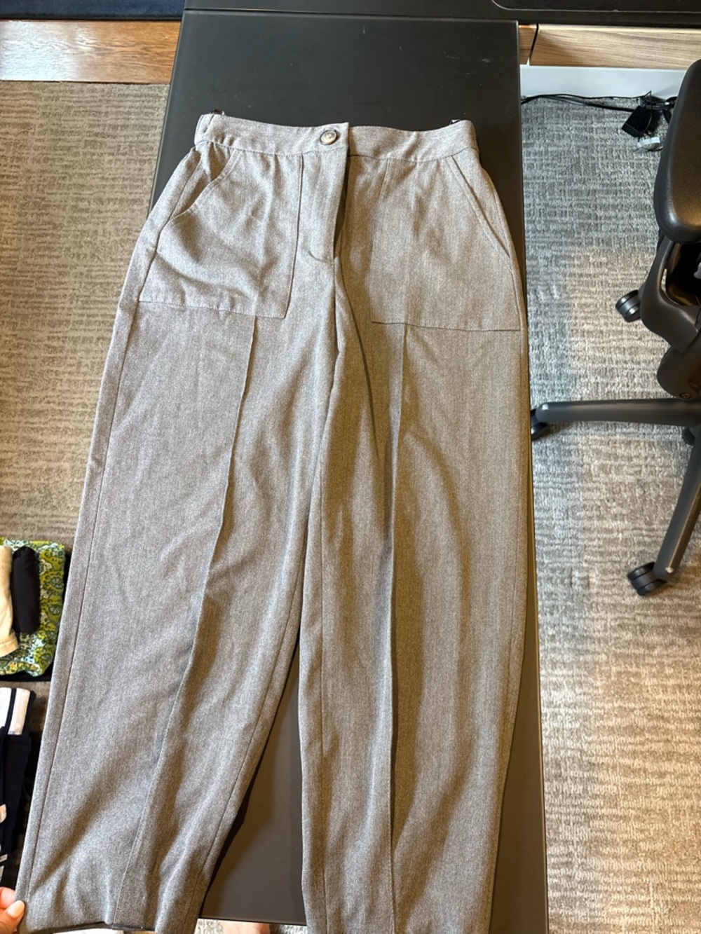 Women’s Gray Tailored Workwear Trousers